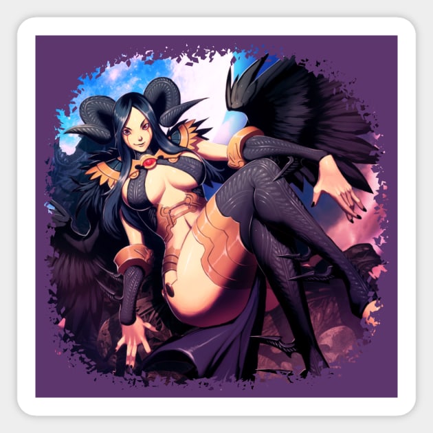 Red Horizon - Nehtali - Alluring Temptress Sticker by JascoGames